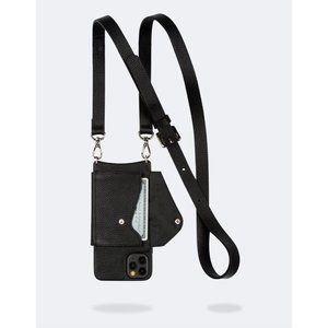 Bandolier Hailey Folio Pebble Leather Crossbody